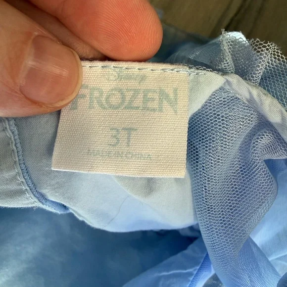 Disney Frozen Elsa Dresses in Light Blue and Navy Sz 3T - Picture 2 of 6